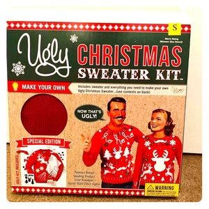 ugly christmas sweater kit DIY size small